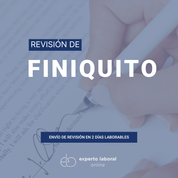 Revisión online de finiquito