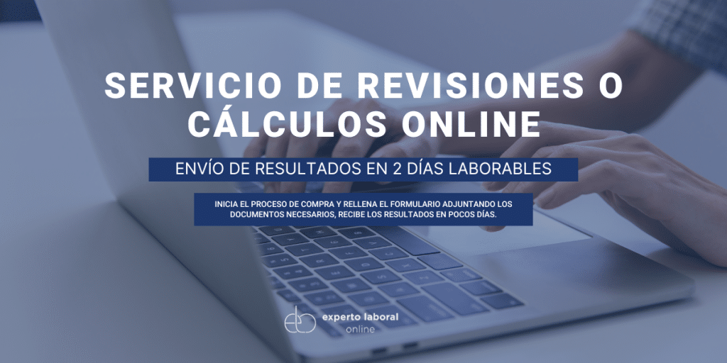 servicio de revisiones o cálculos online