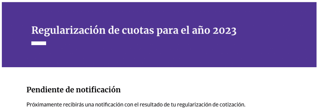 pendiente de notificacion